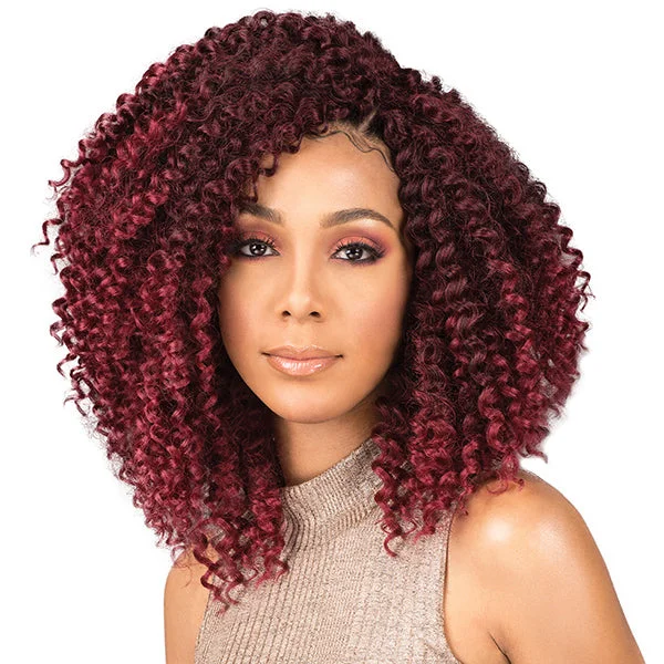 Braid & Plait Hair Extensions in a Burgundy Color for a Bold and Unique LookBOBBI BOSS AFRICAN ROOTS SYNTHETIC CROCHET BRAID BRAZILIAN WATER CURL 10" [BRZBDWC10]