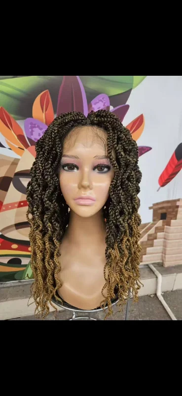 Sew - in Braid & Plait Hair Extensions for a Long - Lasting and Secure StyleWater Wavy Box Braid Wig