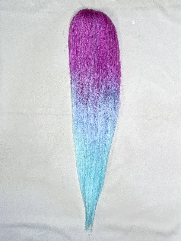 Waterfall Braid & Plait Hair Extensions for a Feminine and Elegant StyleBRIGHT PINK AQUA OMBRÉ Braiding hair extensions