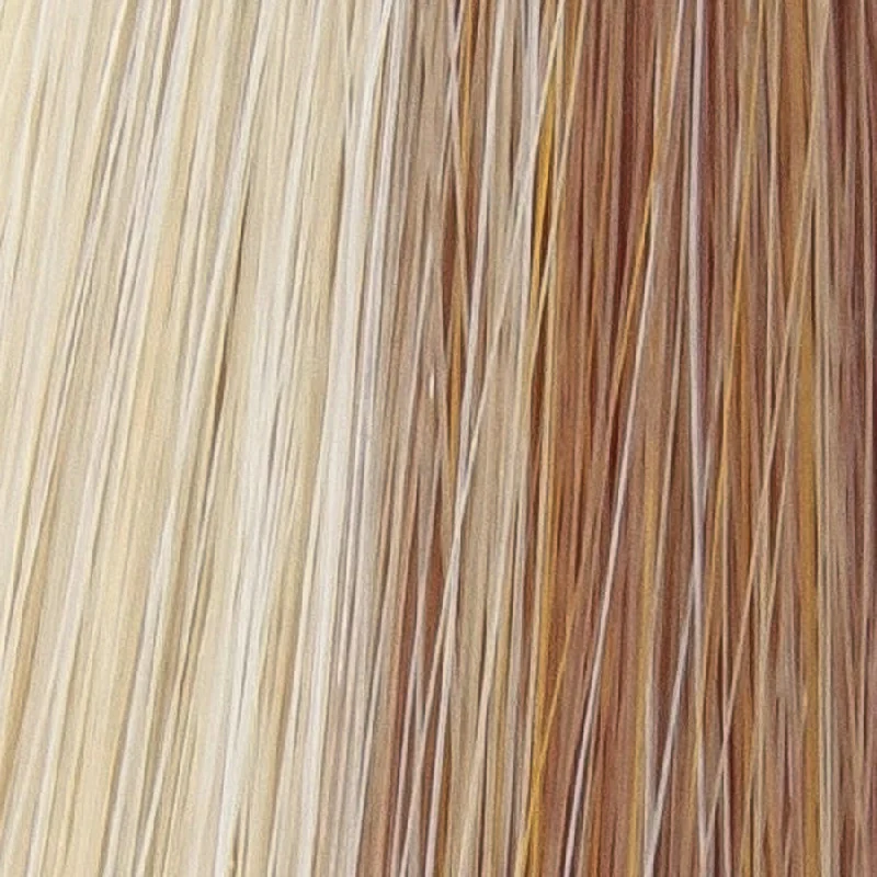 Mimosa HL | Light Red Brown with Dark Brown Roots and Pale Blonde Highlights