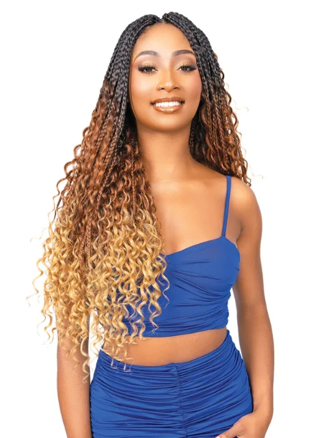 Braid & Plait Hair Extensions for a Formal Evening Event with a Sophisticated Style[MULTI PACK DEAL] Janet Collection Nala Tress 3X BOHO CHIC DEEP BOX Braids 26- 5PCS