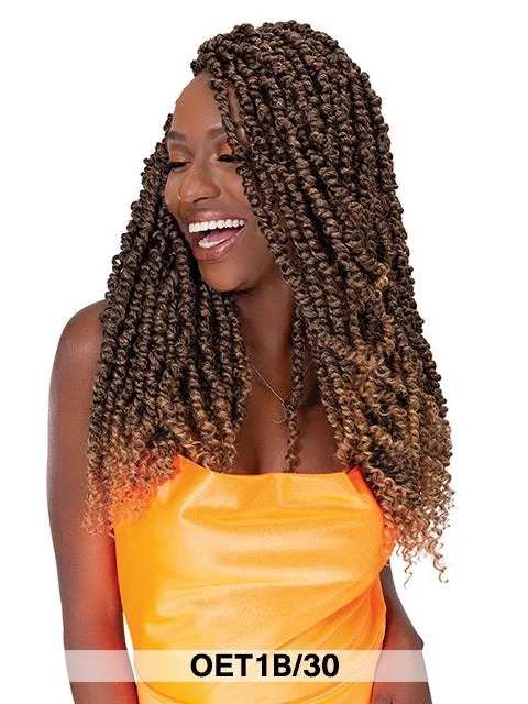 Short - Length Braid & Plait Hair Extensions for a Low - Maintenance and Edgy Look[MULTI PACK DEAL] Janet Collection Nala Tress 3X PASSION TWIST Crochet Braid 14"- 5PCS