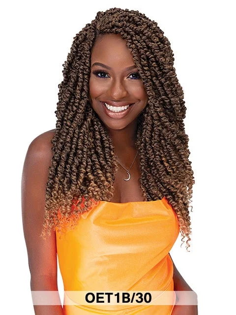 Synthetic Braid & Plait Hair Extensions with a Natural - Looking Texture[MULTI PACK DEAL] Janet Collection Nala Tress 3X PASSION TWIST Crochet Braid 18" 3XPT18- 5PCS