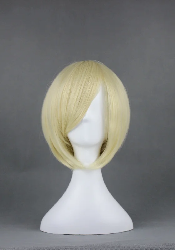 Curly wig with a pre - plucked hairline for a more natural lookCosplay Wig - Black Butler - Alois Trancy