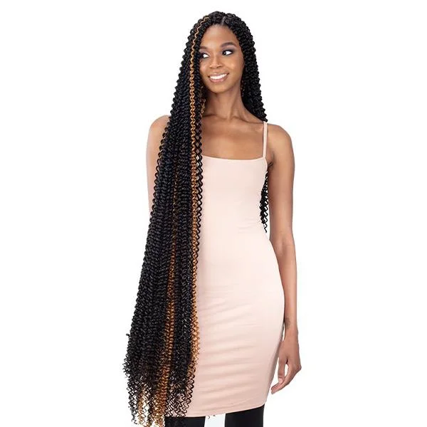 Braid & Plait Hair Extensions with a Braided Headband for an Added Fashion StatementFREETRESS BRAID WATER WAVE SUPER EXTRA LONG 40" [SKWBX40]