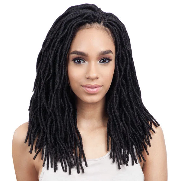 Short - Length Braid & Plait Hair Extensions for a Low - Maintenance and Edgy LookFREETRESS SYNTHETIC BRAID 2X SOFT WAVY FAUX LOC 12" [SKWXX12]