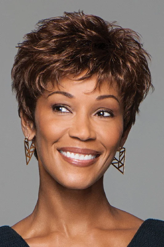 Short wig with a blunt bob cut for a modern and sleek styleGabor Wigs - Zest