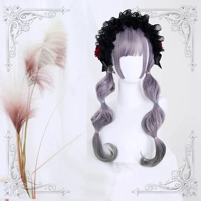 Curly wig with a 220 - density for an extra - full appearanceHarajuku style wind Lolita long wig YV90019