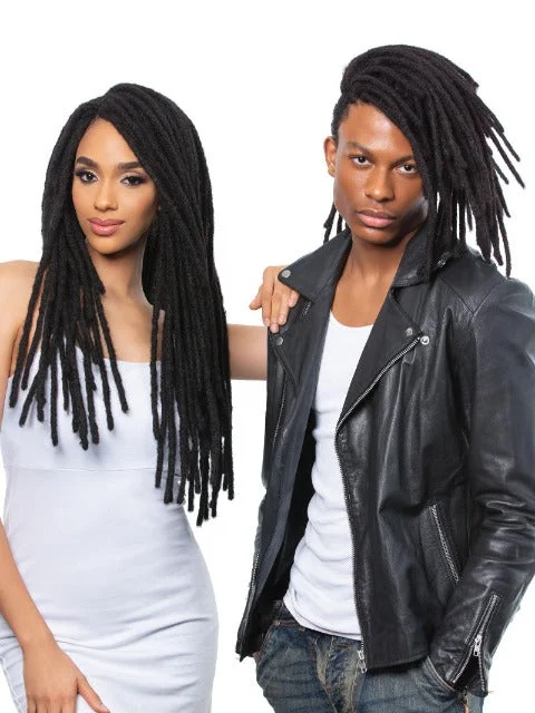 Braid & Plait Hair Extensions with a Pre - Twisted Design for Easy InstallationHarlem 125 100% Human Hair Momo Locs UNISEX Man & Women (MHL)