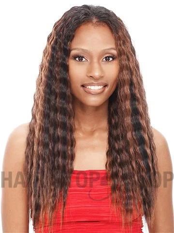 Braid & Plait Hair Extensions with Blonde Highlights for a Sun - Kissed LookJanet Collection Encore Lavie Weave- SUPER FRENCH (ELSFW)