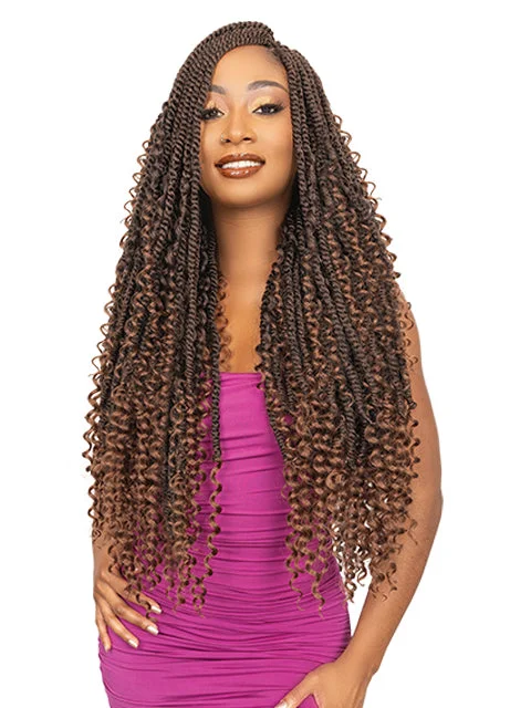 Braid & Plait Hair Extensions with a Straight End for a Sleek AppearanceJanet Collection Nala Tress 3X BOHO CHIC PASSION TWIST 20"