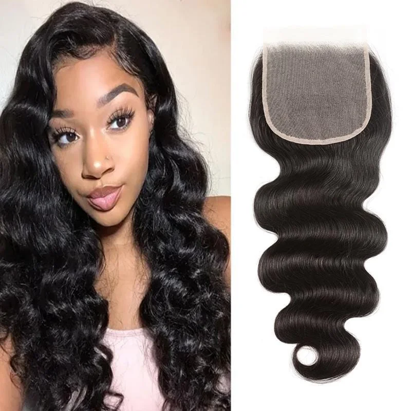 Long - length wavy wig with loose waves for a glamorous lookKlaiyi 4x4 / 5x5 HD Lace Tint Swiss Lace Body Wave Swiss Lace Closure