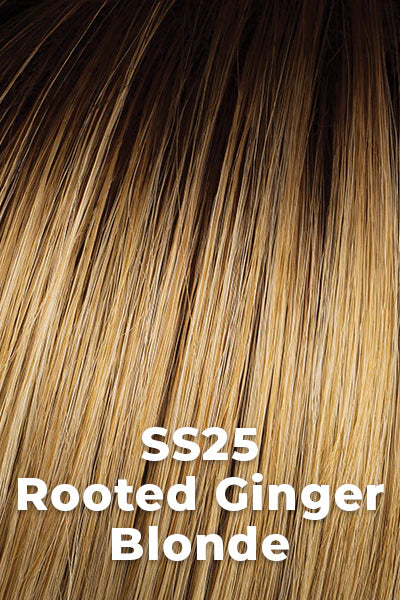 SS25 | Rooted Ginger Blonde | Golden Blonde with subtle red highlights and a darker root