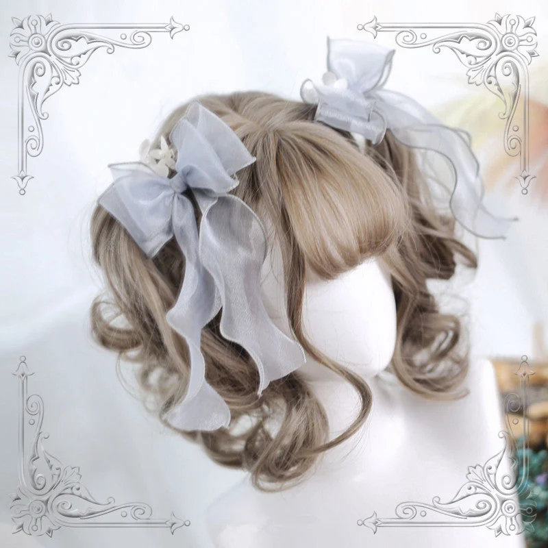 Short wig for daily office wear with a professional lookLolita Eudora air banged wig yv5004