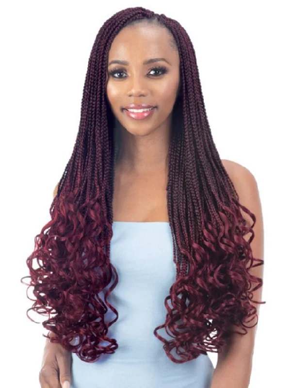 Clip - in Braid & Plait Hair Extensions for a Temporary and Convenient OptionModel Model Glance 4X BOUNCY FRENCH CURL Braid 24