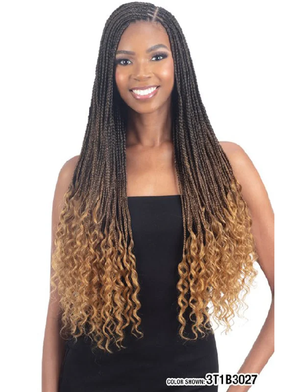 Braid & Plait Hair Extensions for a Summer Beach Party with a Laid - Back StyleModel Model Glance 4X FRENCH DIVA CURL Crochet Braid 30