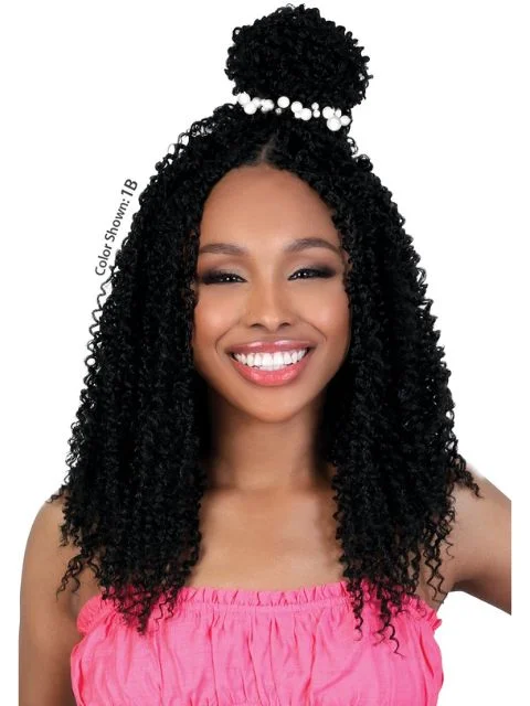 Fishtail Braid & Plait Hair Extensions with a Side - Part for a Flattering StyleMotown Tress 3X BOHEMIAN YANKY TWIST 12"X3 Crochet Braid- C.BHYNK123