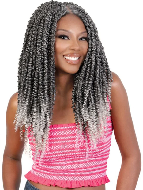 Clip - in Braid & Plait Hair Extensions for a Temporary and Convenient OptionMotown Tress 3X PASSION TWIST Crochet Braid 18" C.PSTWT183