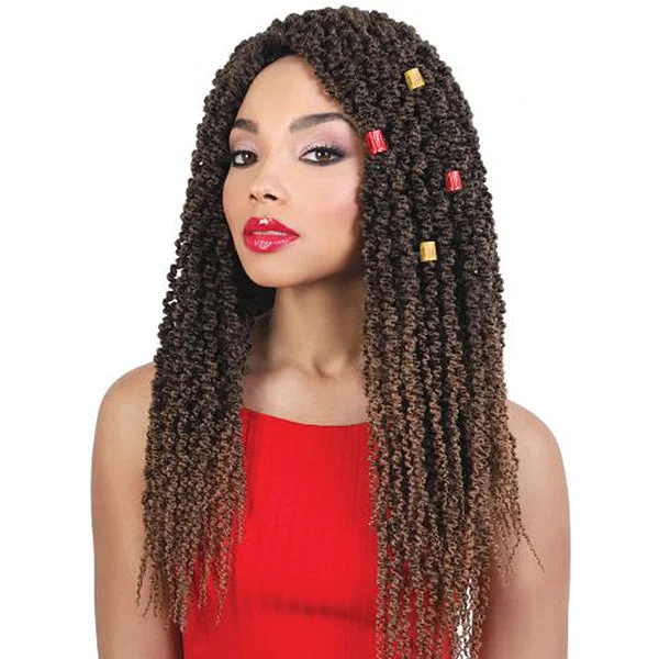 Heat - Resistant Braid & Plait Hair Extensions for Easy StylingMOTOWN TRESS SYNTHETIC 3X CROCHET THIN PASSION TWIST 18" [C.PASSN183]