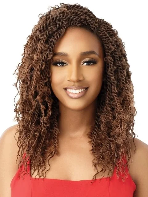 Human Hair Braid & Plait Hair Extensions for a Luxurious and Realistic Look[MULTI PACK DEAL]  Outre X-Pression Twisted Up 2X BUTTERFLY JUNGLE SENEGAL TWIST 12" 10packs