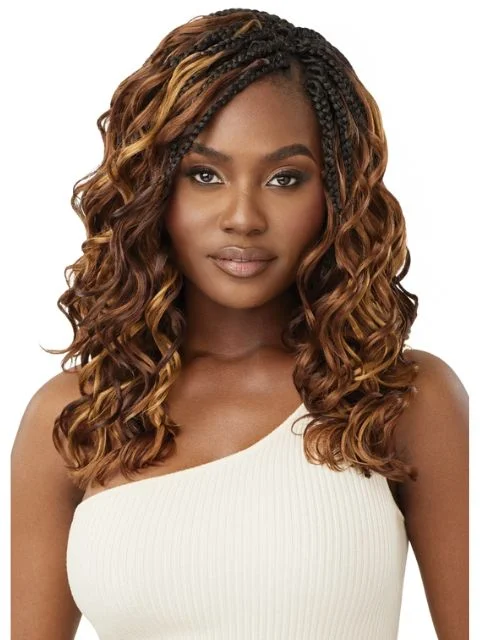 Human Hair Braid & Plait Hair Extensions for a Luxurious and Realistic Look[MULTI PACK DEAL] Outre X-Pression Twisted Up Crochet Braid BOHO WET & WAVY VIBE OCEAN BRAID 14" 3X-10pcs