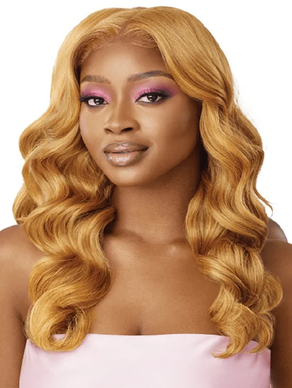 Short - Length Braid & Plait Hair Extensions for a Low - Maintenance and Edgy LookOutre Airtied 100% Fully Hand-tied Wig HHB- NATURAL BODY WAVE 22"