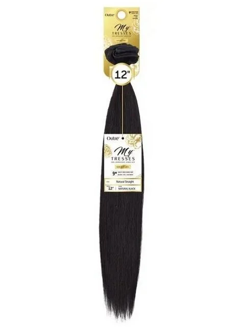 Braid & Plait Hair Extensions with a Pre - Twisted Design for Easy InstallationOutre Mytresses Gold Label 100% Unprocessed Human Hair NATURAL STRAIGHT (10"-28")