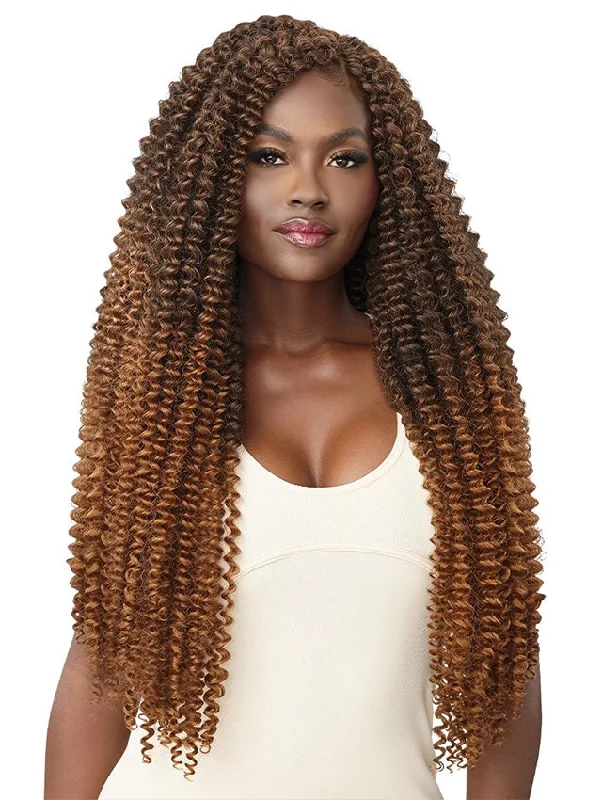 Fishtail Braid & Plait Hair Extensions with a Side - Part for a Flattering StyleOutre X-Pression Twisted Up 3X WATERWAVE FRO TWIST EXTRA SUPER LONG Crochet Braid 26