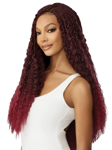 Clip - in Braid & Plait Hair Extensions for a Temporary and Convenient Option[MULTI PACK DEAL] Outre X-Pression Twisted Up Crochet Braid (Pre-loop) 3X WET & WAVY VIBE BOX BRAID 24"-10pcs