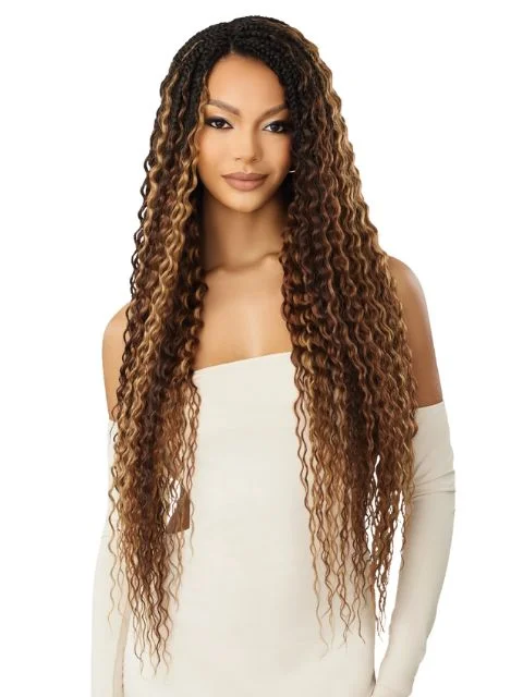 Heat - Resistant Braid & Plait Hair Extensions for Easy Styling[MULTI PACK DEAL] Outre X-Pression Twisted Up Crochet Braid BOHO WET & WAVY VIBE BEACH BRAID 30" 3X-10pcs