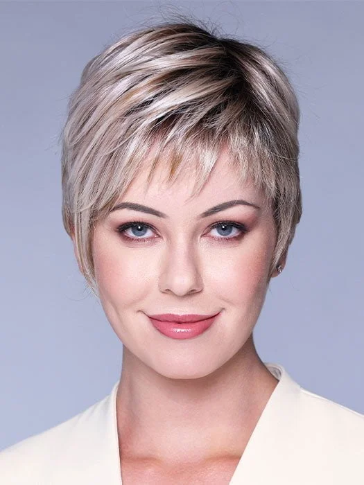 Adjustable - cap short wig for a customized and comfortable fitPalo Alto | Synthetic Lace Front Wig (Mono Part)