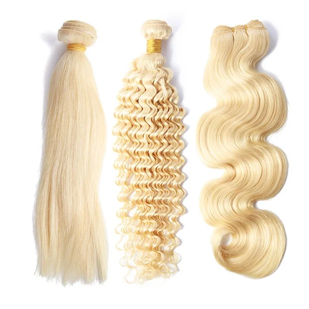 Adjustable - cap short wig for a customized and comfortable fitPeruvian Human Hair Fashion Weft Blond Color Bundles