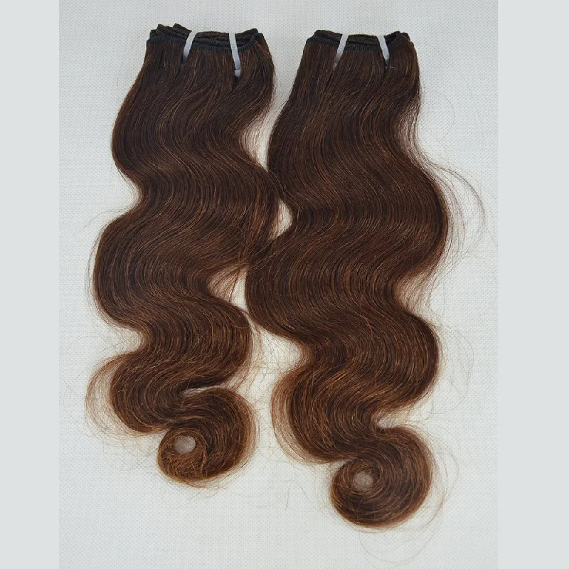 Short wig with a pixie cut for a bold and edgy lookPeruvian Human Hair Weft Brown Ombre Color Body Wave Bundles