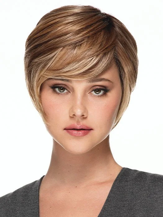 Layered short wig to add volume and dimensionPixie Lite | Synthetic Lace Front Wig (Mono Top)