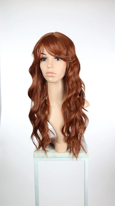 Wavy wig with a side - part for a more flattering lookFantasia Natural Red - Fashion Wig