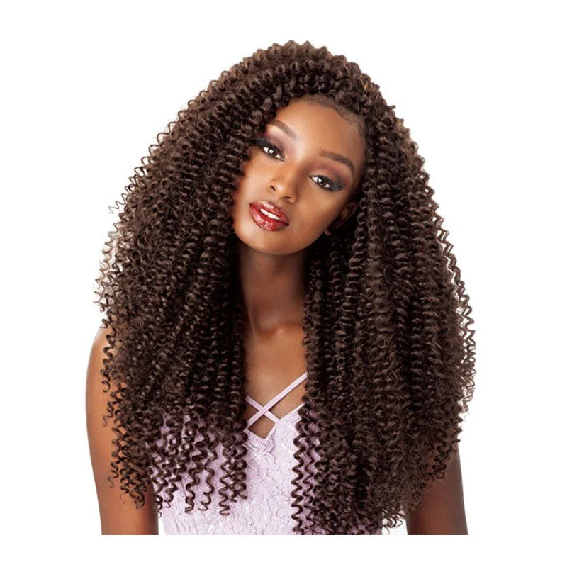 Human Hair Braid & Plait Hair Extensions for a Luxurious and Realistic LookSensationnel Lulutress Synthetic Crochet Braid - WATER WAVE 18"