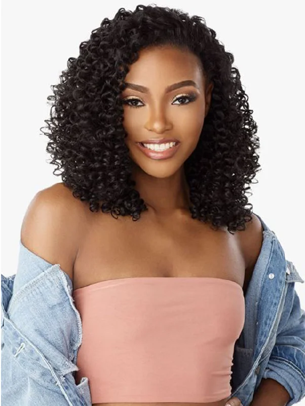 Short - Length Braid & Plait Hair Extensions for a Low - Maintenance and Edgy LookSensationnel Premium Synthetic CURLS KINKS & CO_CLIP-IN CURL CRUSHER 10"