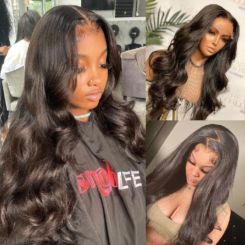 Long - length wavy wig with loose waves for a glamorous lookSkin Melt Lace 6x6 | 7x7 Closure Human Hair Body Wave Lace Wig