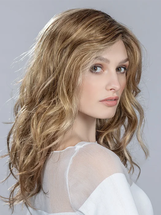 Body - wave wig with a full and voluminous lookStream Topper by Ellen Wille | Heat Friendly Synthetic Hair