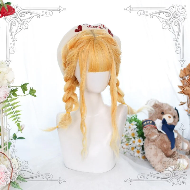 Curly wig with a side - part for a more flattering lookSunflower Lolita water ripple wig yv43381