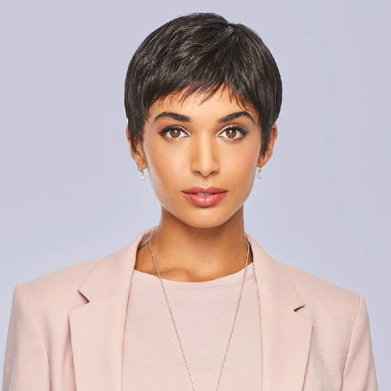 Heat - resistant short wig for easy styling with hot toolsTRENDING WIG