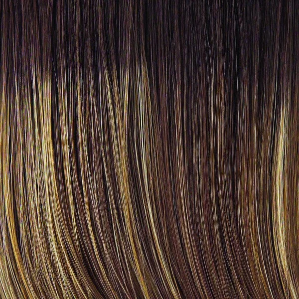 SS8/25 Golden Walnut | Rich, Dark Brown With Gold Blonde Highlights and Dark Brown Roots