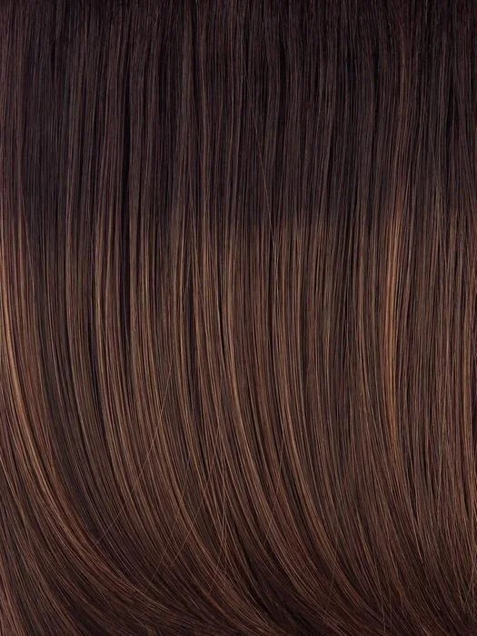 SS10 SHADED CHESTNUT | Rich Medium Brown Evenly with Light Brown Highlights with Dark Roots