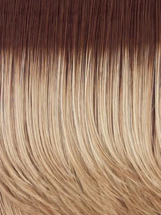 SS14/88 SHADED GOLDEN WHEAT | Dark Blonde Evenly Blended with Pale Blonde Highlights and Dark Roots