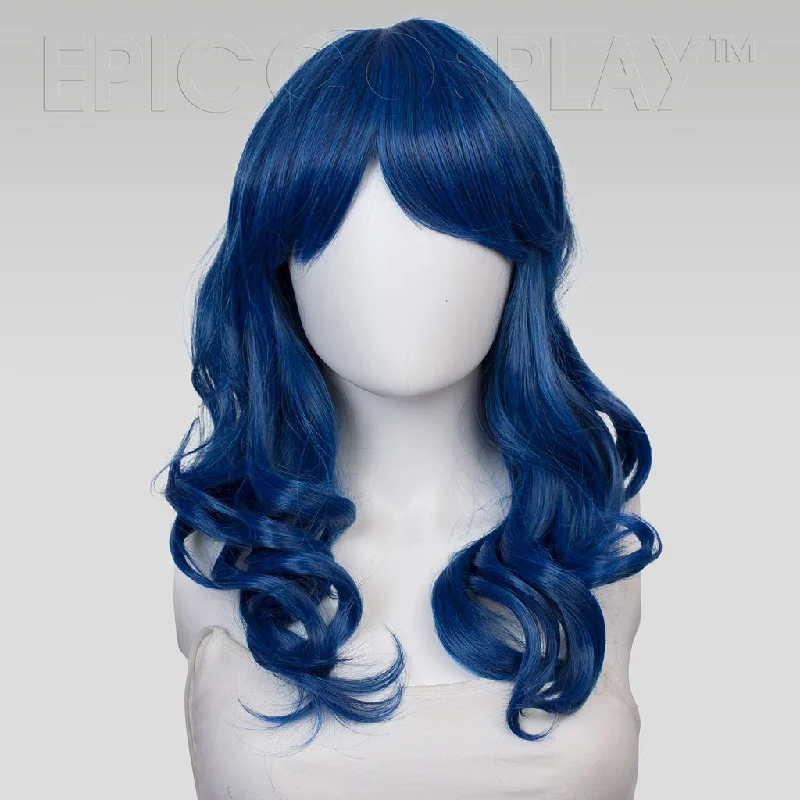 Medium - length wig with a pre - bleached knot for a natural - looking scalp08DBL2 - Factory Sample - Hestia - Shadow Blue