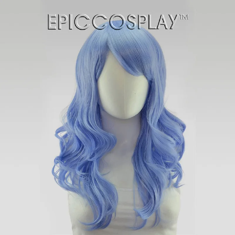 Medium - length wig with a wavy texture for a beachy and relaxed look08IB - Factory Sample - Hestia - Ice Blue Wig