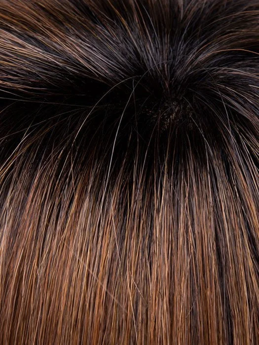 SAFFRON SPICE | A blend of Light Coppers and Warm Auburns with Darker Brown Roots