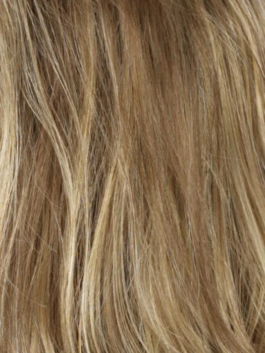 RH12/26RT4 | Light Brown with Fine Golden Blonde Highlights And Dark Roots