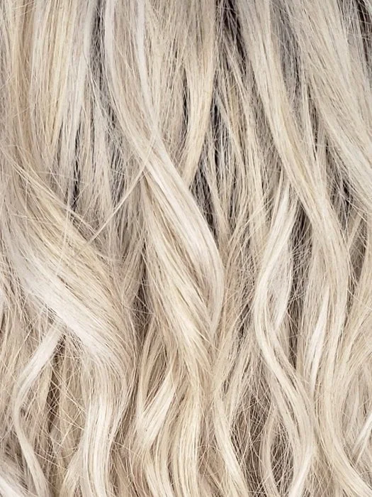 SUNLIT-BLONDE | Soft Blend of Sandy Blonde w/ Lightest Blonde & Iced Blonde w/ a Light Golden Brown Root