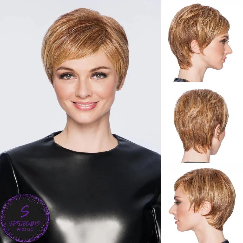 Medium - length wig with a curly texture for a bold and stylish choiceFeather Cut - Fashion Wig Collection by Hairdo